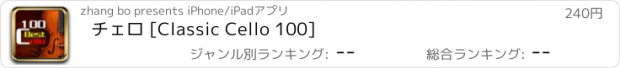 おすすめアプリ チェロ [Classic Cello 100]