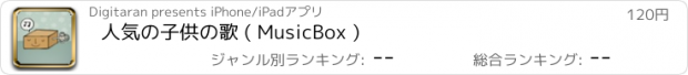 おすすめアプリ 人気の子供の歌 ( MusicBox )