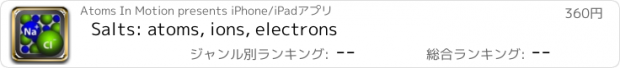 おすすめアプリ Salts: atoms, ions, electrons