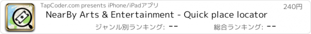 おすすめアプリ NearBy Arts & Entertainment - Quick place locator