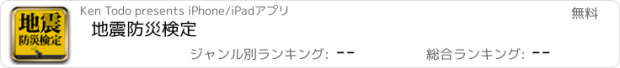 おすすめアプリ 地震防災検定