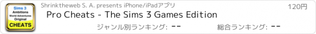 おすすめアプリ Pro Cheats - The Sims 3 Games Edition