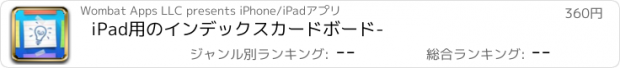 おすすめアプリ iPad用のインデックスカードボード-
