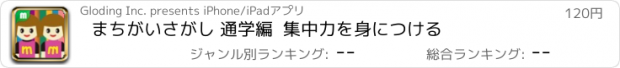 おすすめアプリ まちがいさがし 通学編  集中力を身につける