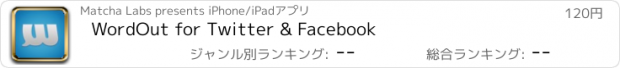 おすすめアプリ WordOut for Twitter & Facebook