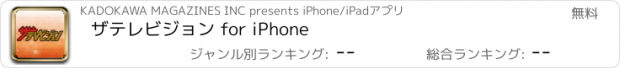 おすすめアプリ ザテレビジョン for iPhone