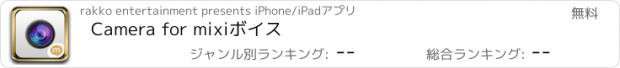 おすすめアプリ Camera for mixiボイス