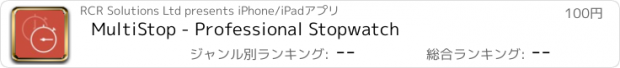 おすすめアプリ MultiStop - Professional Stopwatch