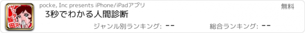 おすすめアプリ 3秒でわかる人間診断