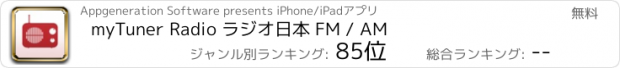 おすすめアプリ myTuner Radio ラジオ日本 FM / AM