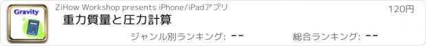 おすすめアプリ 重力質量と圧力計算