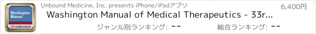 おすすめアプリ Washington Manual of Medical Therapeutics - 33rd edition