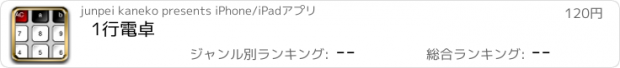 おすすめアプリ 1行電卓