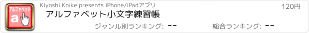 おすすめアプリ アルファベット小文字練習帳