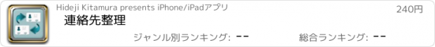 おすすめアプリ 連絡先整理