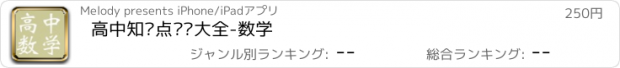 おすすめアプリ 高中知识点总结大全-数学