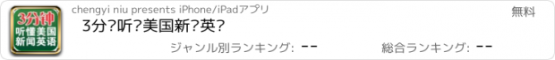 おすすめアプリ 3分钟听懂美国新闻英语