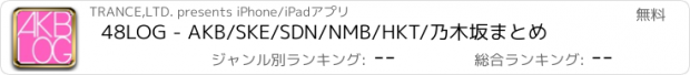 おすすめアプリ 48LOG - AKB/SKE/SDN/NMB/HKT/乃木坂まとめ