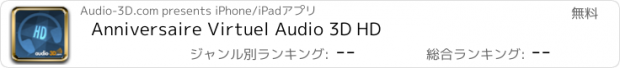 おすすめアプリ Anniversaire Virtuel Audio 3D HD