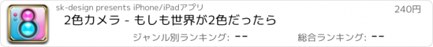 おすすめアプリ 2色カメラ - もしも世界が2色だったら