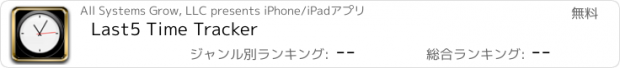 おすすめアプリ Last5 Time Tracker