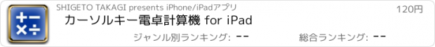 おすすめアプリ カーソルキー電卓計算機 for iPad