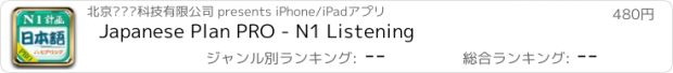 おすすめアプリ Japanese Plan PRO - N1 Listening