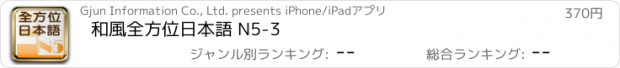 おすすめアプリ 和風全方位日本語 N5-3