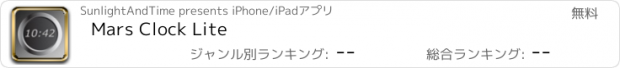 おすすめアプリ Mars Clock Lite