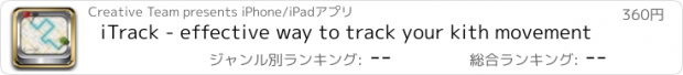 おすすめアプリ iTrack - effective way to track your kith movement