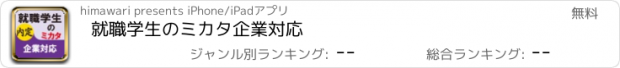 おすすめアプリ 就職学生のミカタ　企業対応