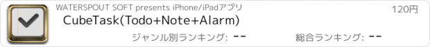 おすすめアプリ CubeTask(Todo+Note+Alarm)