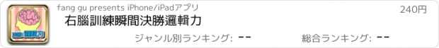 おすすめアプリ 右腦訓練瞬間決勝邏輯力