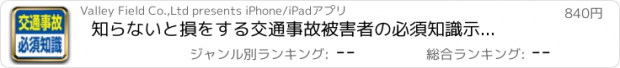 おすすめアプリ 知らないと損をする交通事故被害者の必須知識　示談交渉までの流れと対応