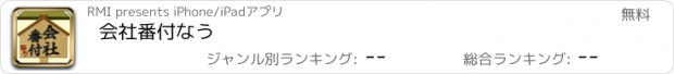 おすすめアプリ 会社番付なう