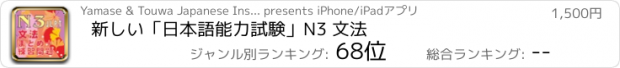 おすすめアプリ 新しい「日本語能力試験」N3 文法