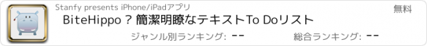 おすすめアプリ BiteHippo – 簡潔明瞭なテキストTo Doリスト