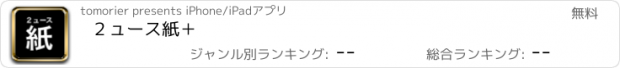 おすすめアプリ ２ュース紙＋