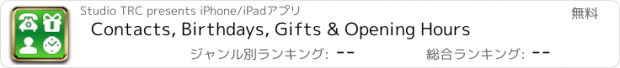 おすすめアプリ Contacts, Birthdays, Gifts & Opening Hours