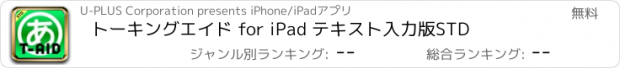 おすすめアプリ トーキングエイド for iPad テキスト入力版STD