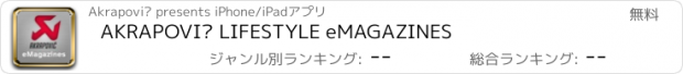 おすすめアプリ AKRAPOVIČ LIFESTYLE eMAGAZINES