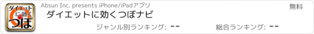 おすすめアプリ ダイエットに効くつぼナビ