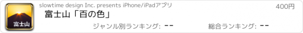 おすすめアプリ 富士山「百の色」