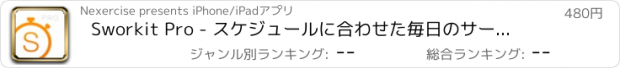 おすすめアプリ Sworkit Pro - スケジュールに合わせた毎日のサーキットトレーニング・ワークアウト、ヨガ、ピラティス、ストレッチ・ルーチンのためのパーソナルトレーナー