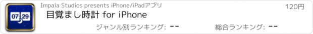 おすすめアプリ 目覚まし時計 for iPhone