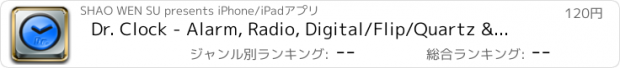 おすすめアプリ Dr. Clock - Alarm, Radio, Digital/Flip/Quartz & Sleep Timer