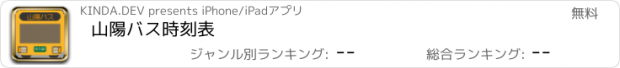 おすすめアプリ 山陽バス時刻表