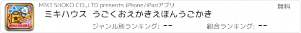 おすすめアプリ ミキハウス  うごくおえかきえほん　うごかき