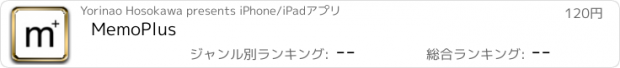 おすすめアプリ MemoPlus