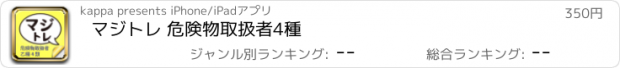 おすすめアプリ マジトレ 危険物取扱者4種